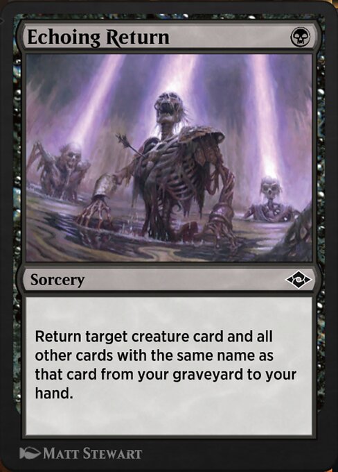 Magic the Gathering Card - Echoing Return - MTG Circle