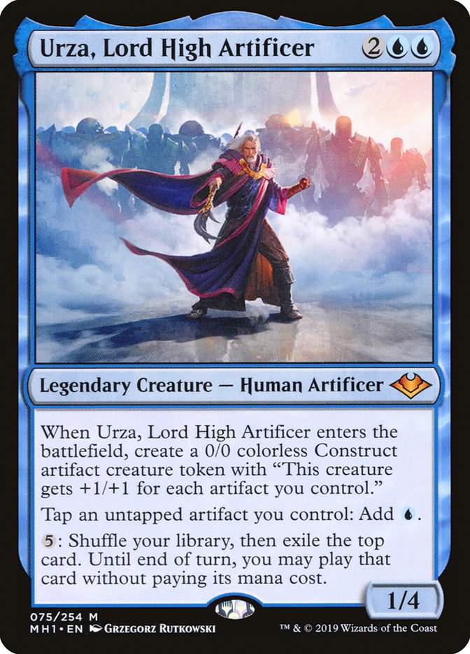 Magic the Gathering Card - Urza, Lord High Artificer - MTG Circle