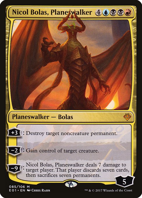 Magic the Gathering Card - Nicol Bolas, Planeswalker - MTG Circle