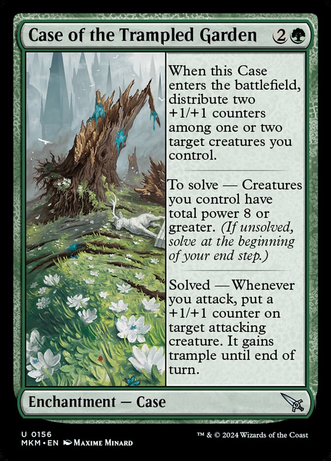 Magic the Gathering Card - Case of the Trampled Garden - MTG Circle