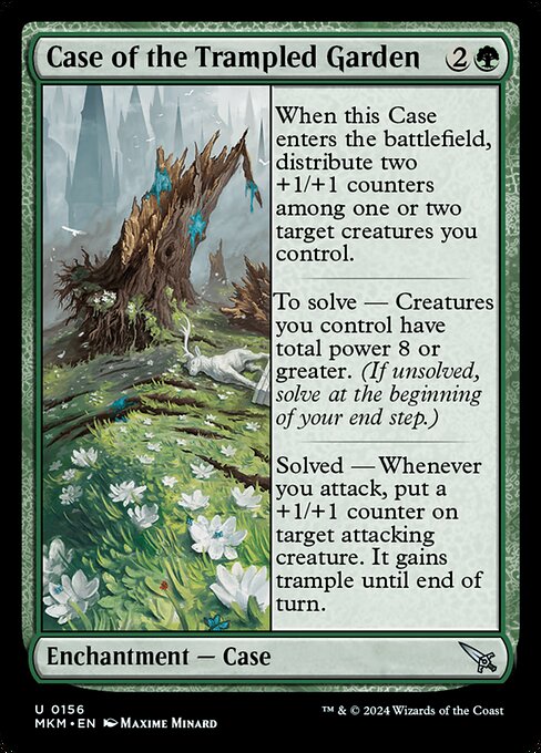 Magic the Gathering Card - Case of the Trampled Garden - MTG Circle