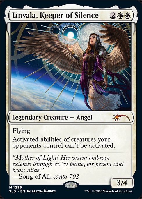 Magic the Gathering Card - Linvala, Keeper of Silence - MTG Circle