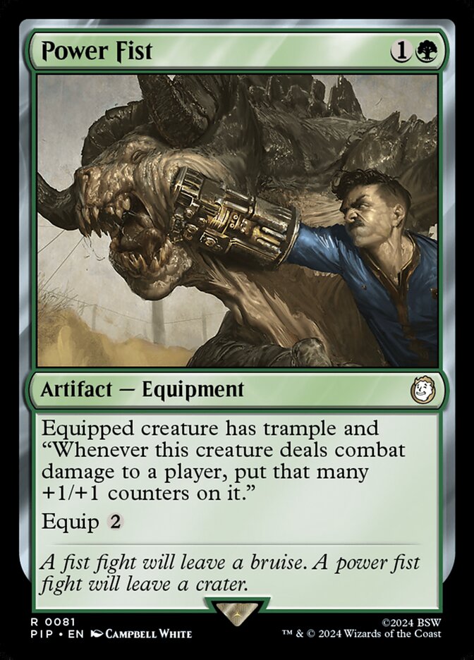 Magic the Gathering Card - Power Fist - MTG Circle