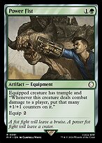 Magic the Gathering Card - Power Fist - MTG Circle