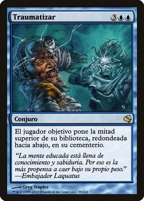 Magic the Gathering Card - Traumatize - MTG Circle