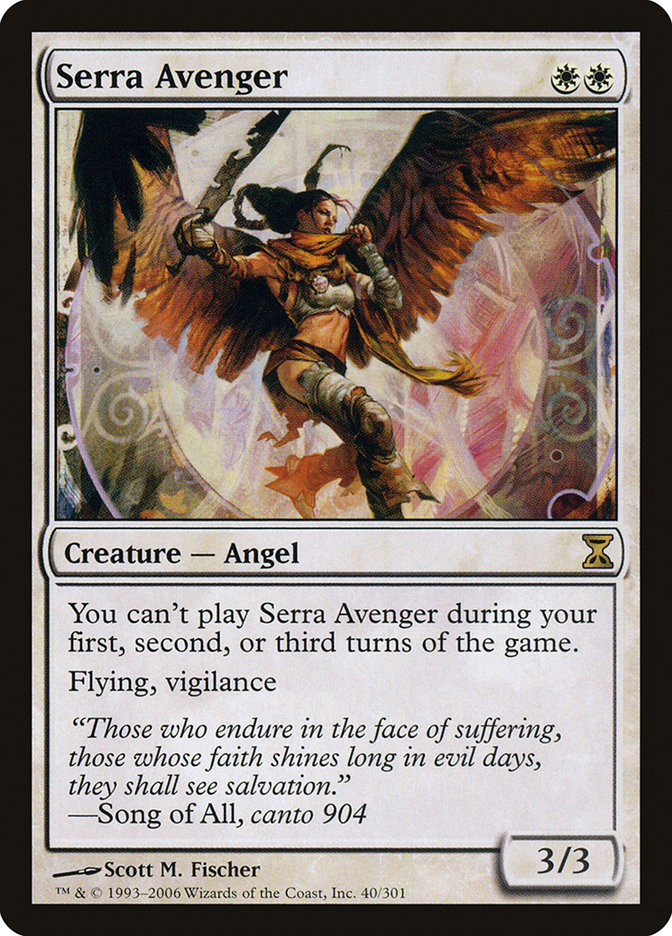 Magic the Gathering Card - Serra Avenger - MTG Circle
