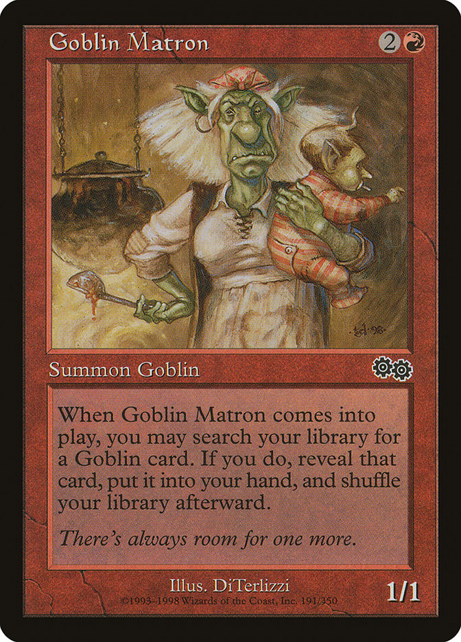 Magic the Gathering Card - Goblin Matron - MTG Circle