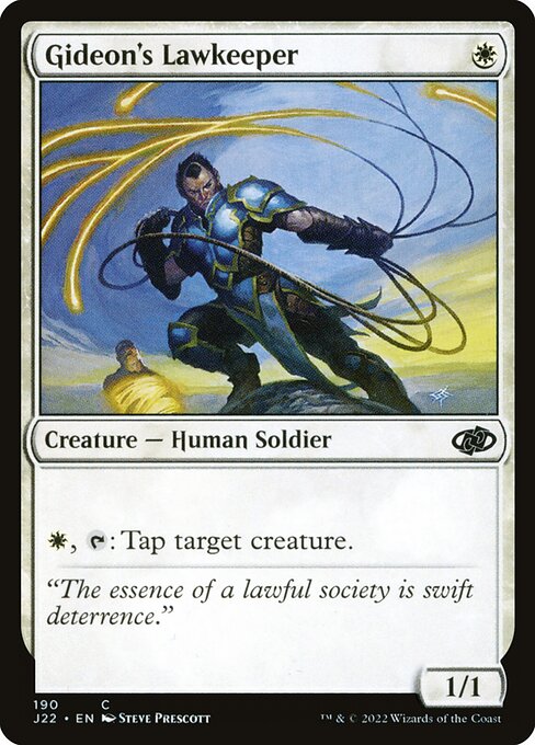Magic the Gathering Card - Gideon's Lawkeeper - MTG Circle