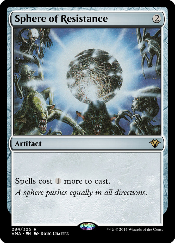 Magic the Gathering Card - Sphere of Resistance - MTG Circle