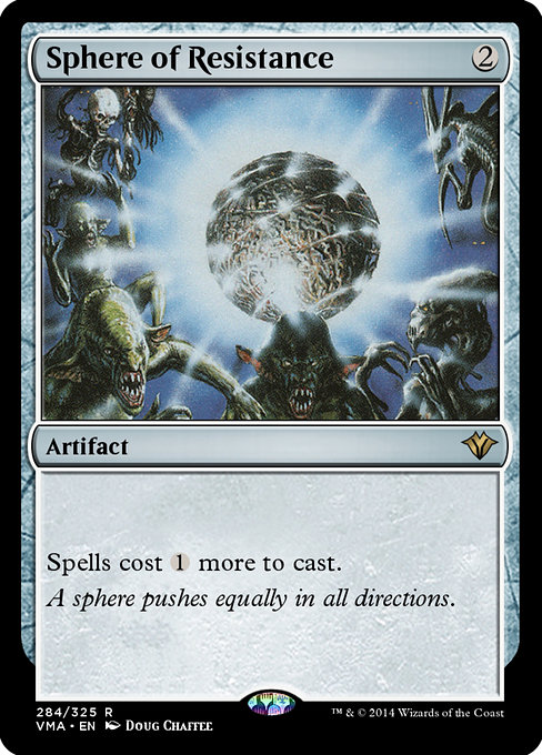 Magic the Gathering Card - Sphere of Resistance - MTG Circle