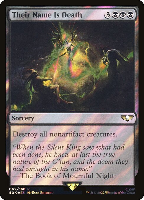 Magic the Gathering Card - Their Name Is Death - MTG Circle
