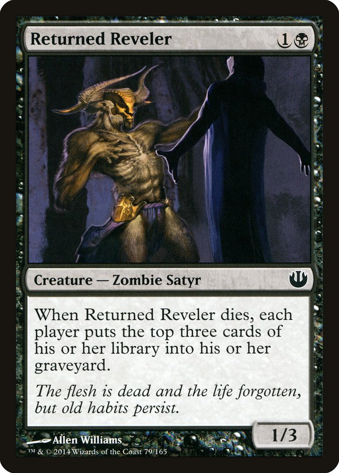 Magic the Gathering Card - Returned Reveler - MTG Circle