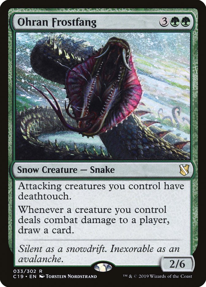 Magic the Gathering Card - Ohran Frostfang - MTG Circle
