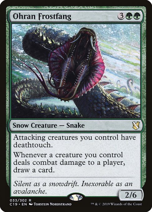 Magic the Gathering Card - Ohran Frostfang - MTG Circle
