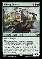 Magic the Gathering Card - Railway Brawler - MTG Circle