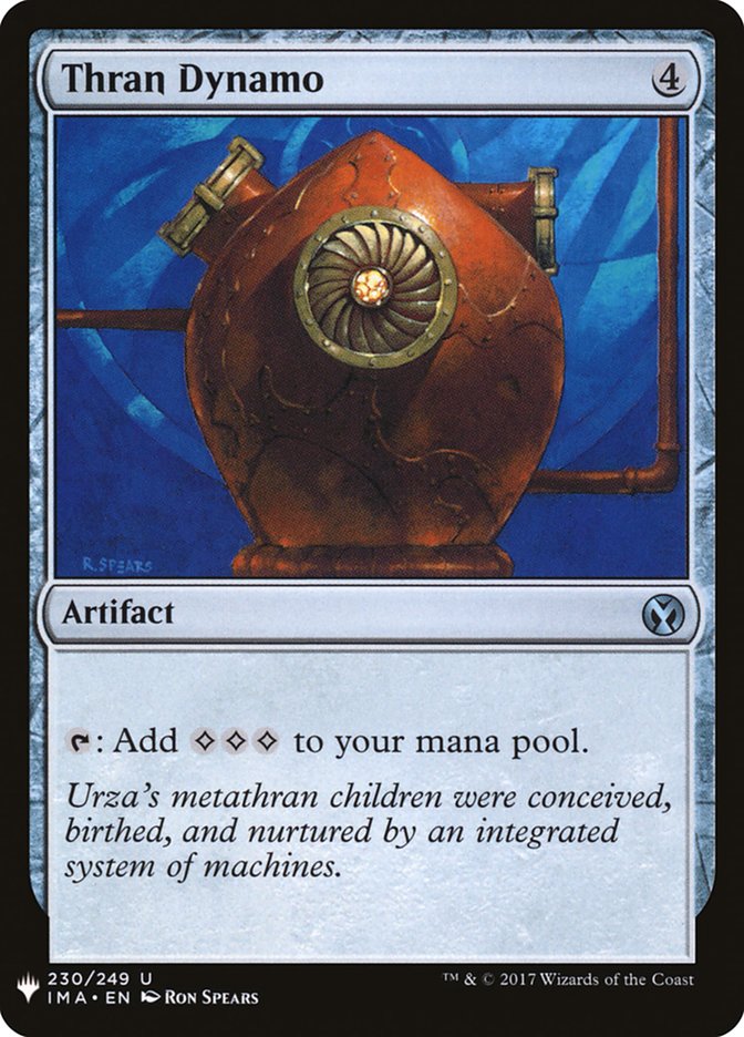 Magic the Gathering Card - Thran Dynamo - MTG Circle