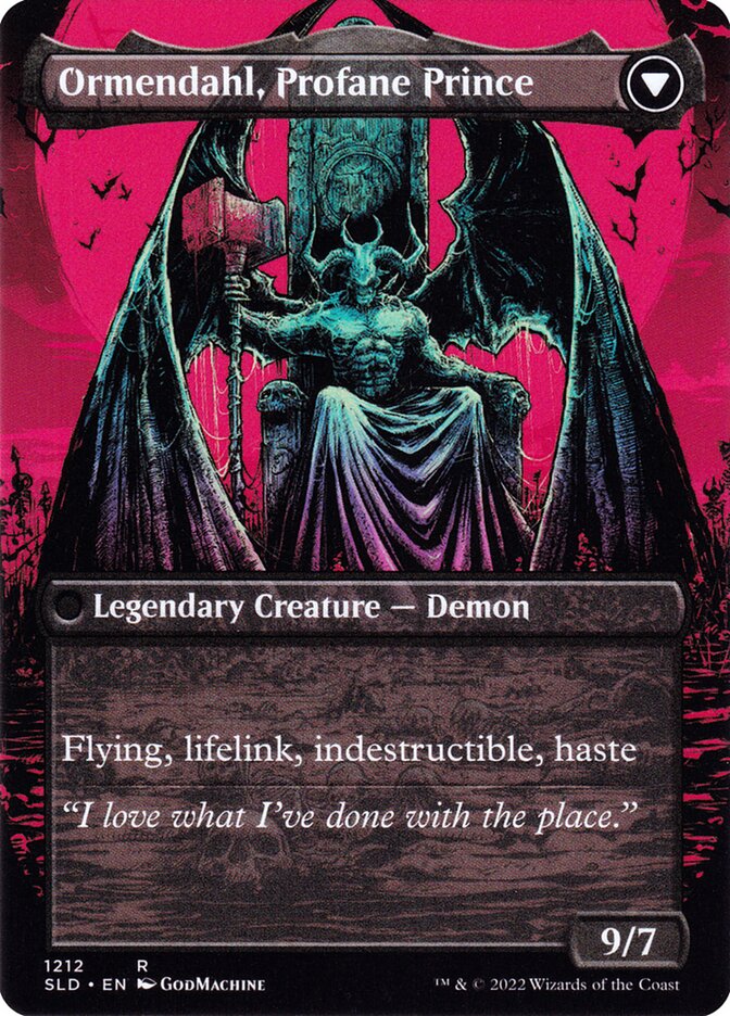 Magic the Gathering Card - Ormendahl, Profane Prince - MTG Circle