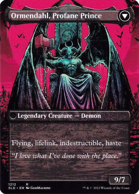 Magic the Gathering Card - Ormendahl, Profane Prince - MTG Circle