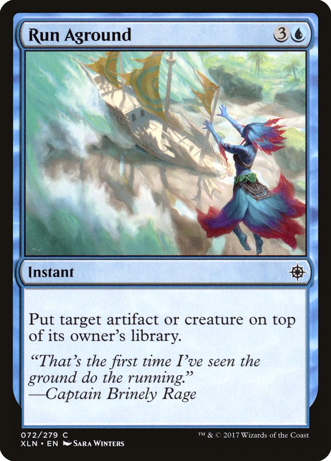 Magic the Gathering Card - Run Aground - MTG Circle