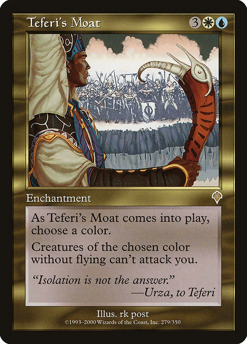 Magic the Gathering Card - Teferi's Moat - MTG Circle