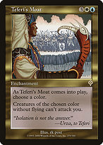 Magic the Gathering Card - Teferi's Moat - MTG Circle