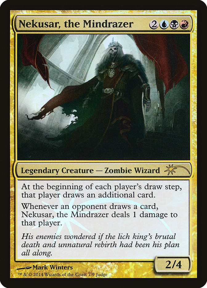 Magic the Gathering Card - Nekusar, the Mindrazer - MTG Circle