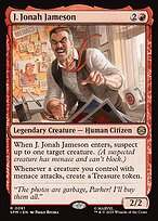 Magic the Gathering Card - J. Jonah Jameson - MTG Circle