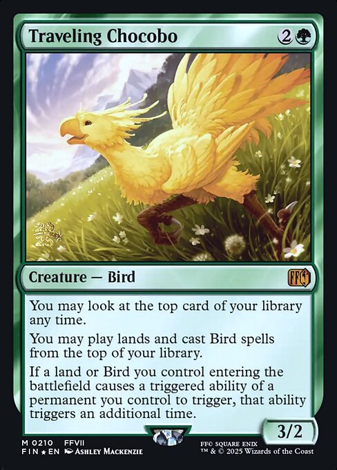 Magic the Gathering Card - Traveling Chocobo - MTG Circle