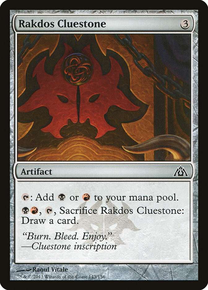 Magic the Gathering Card - Rakdos Cluestone - MTG Circle
