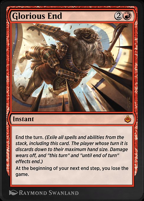 Magic the Gathering Card - Glorious End - MTG Circle