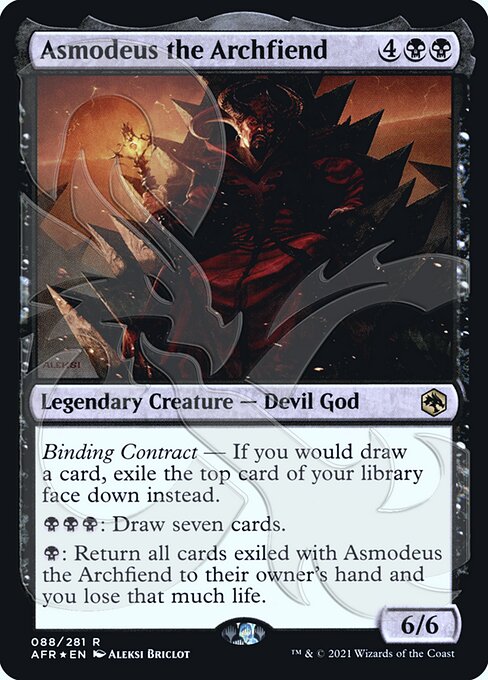 Magic the Gathering Card - Asmodeus the Archfiend - MTG Circle