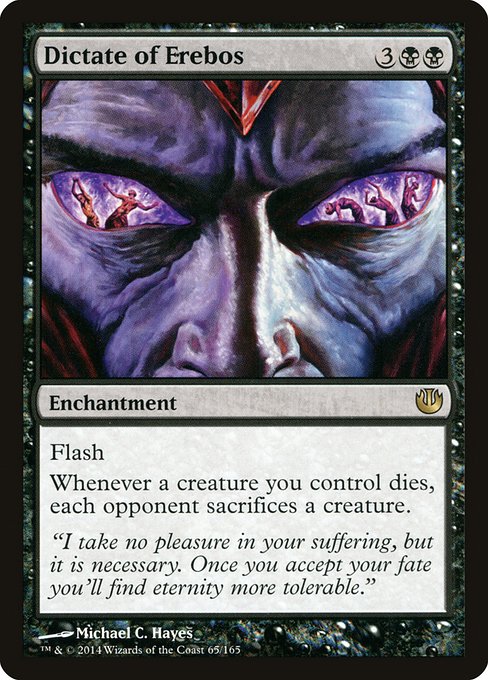 Magic the Gathering Card - Dictate of Erebos - MTG Circle