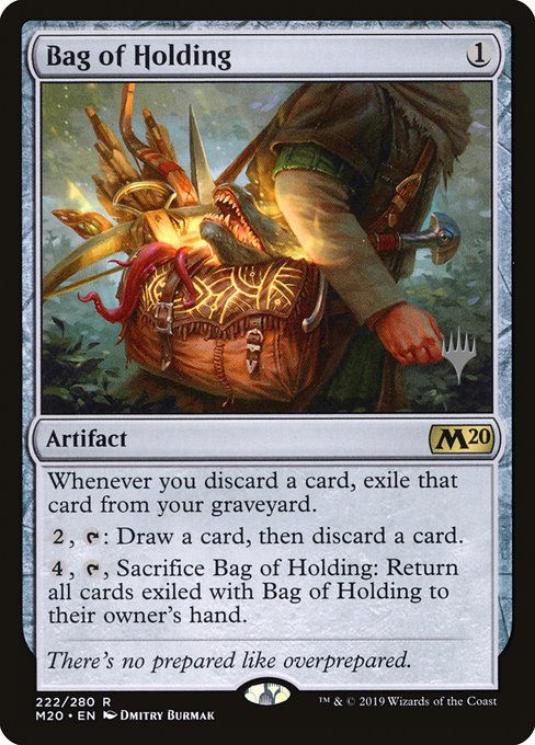 Magic the Gathering Card - Bag of Holding - MTG Circle
