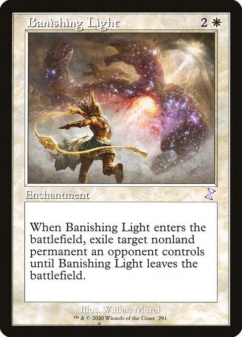 Magic the Gathering Card - Banishing Light - MTG Circle