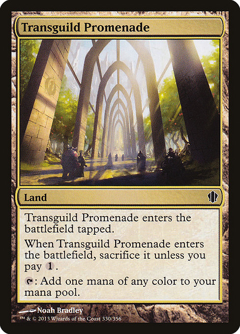 Magic the Gathering Card - Transguild Promenade - MTG Circle