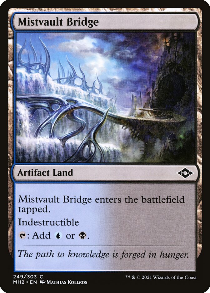 Magic the Gathering Card - Mistvault Bridge - MTG Circle