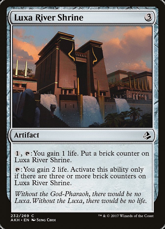 Magic the Gathering Card - Luxa River Shrine - MTG Circle