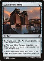 Magic the Gathering Card - Luxa River Shrine - MTG Circle