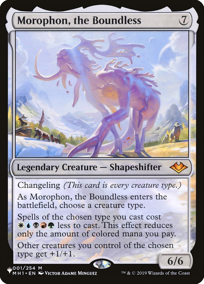 Magic the Gathering Card - Morophon, the Boundless - MTG Circle