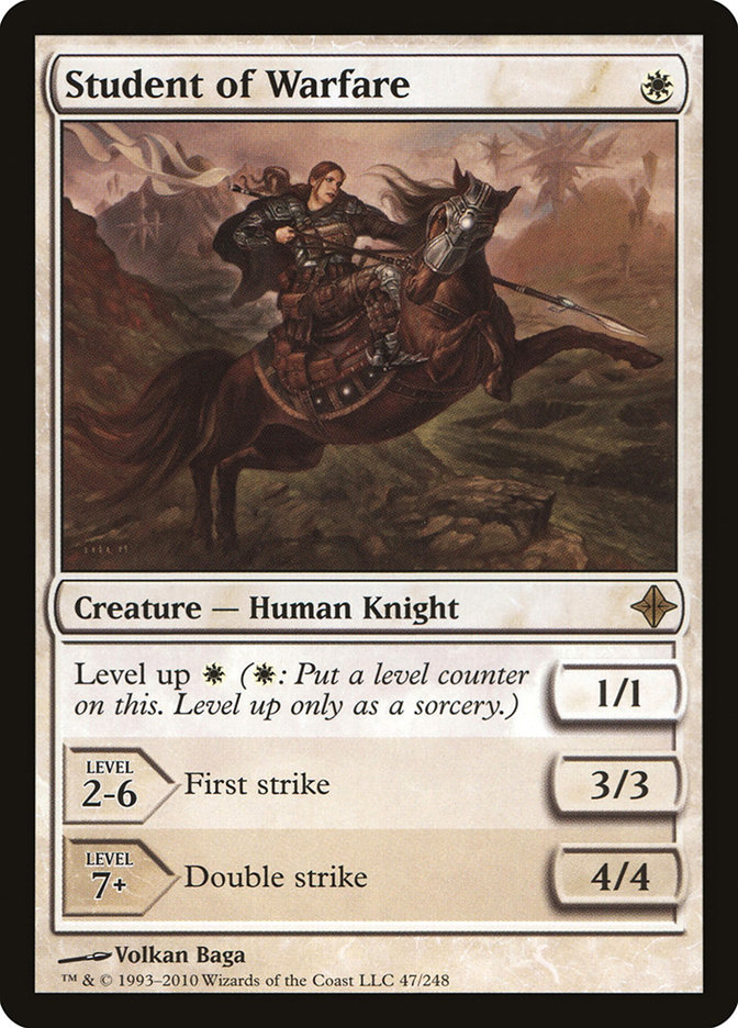 Magic the Gathering Card - Student of Warfare - MTG Circle
