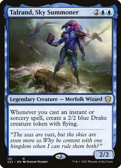 Magic the Gathering Card - Talrand, Sky Summoner - MTG Circle