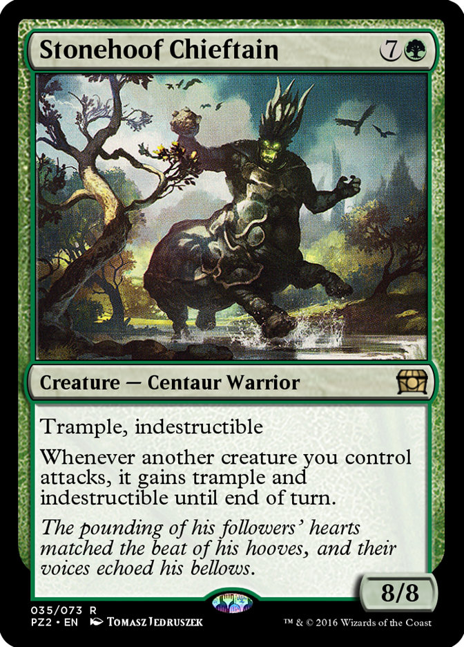 Magic the Gathering Card - Stonehoof Chieftain - MTG Circle
