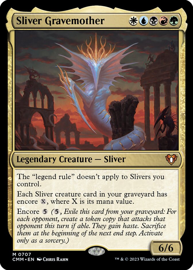Magic the Gathering Card - Sliver Gravemother - MTG Circle