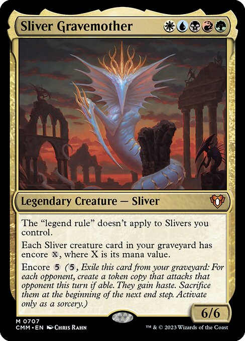 Magic the Gathering Card - Sliver Gravemother - MTG Circle