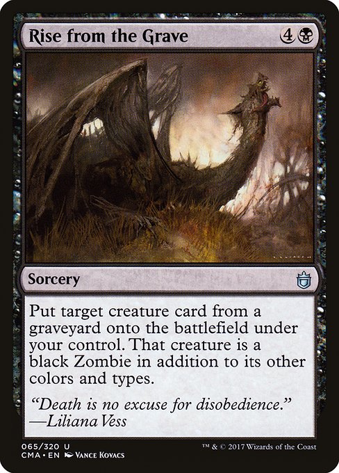 Magic the Gathering Card - Rise from the Grave - MTG Circle