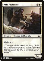 Magic the Gathering Card - Affa Protector - MTG Circle