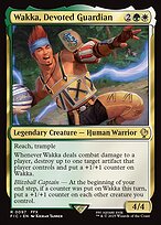 Magic the Gathering Card - Wakka, Devoted Guardian - MTG Circle