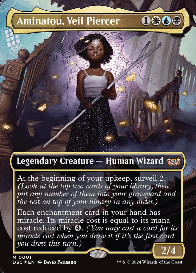 Magic the Gathering Card - Aminatou, Veil Piercer - MTG Circle