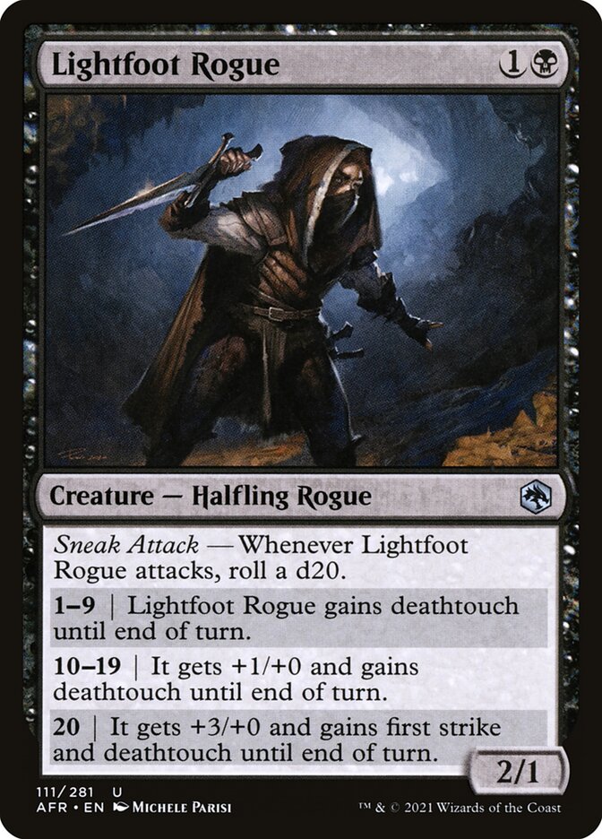 Magic the Gathering Card - Lightfoot Rogue - MTG Circle