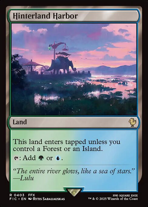 Magic the Gathering Card - Hinterland Harbor - MTG Circle